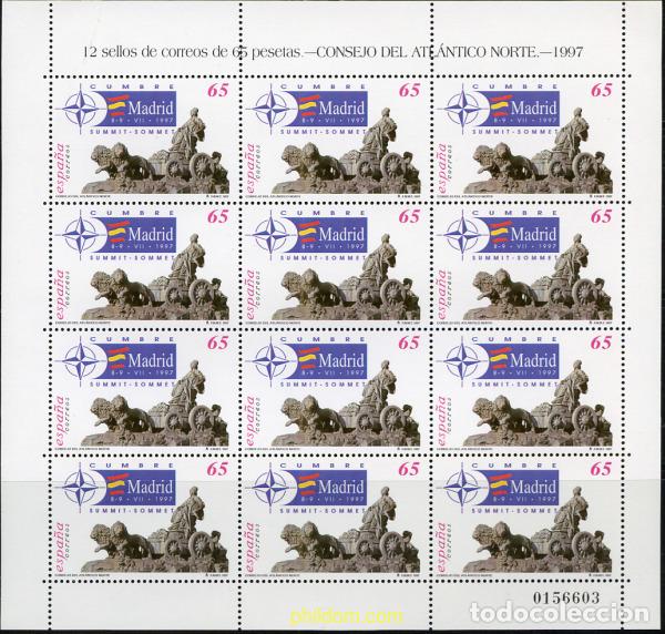 Timbres: 12272 MNH ESPA&Ntilde;A 1997 CUMBRE DEL CONSEJO DEL ATLANTICO NORTE