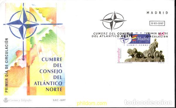 Timbres: 419312 MNH ESPA&Ntilde;A 1997 CUMBRE DEL CONSEJO DEL ATLANTICO NORTE