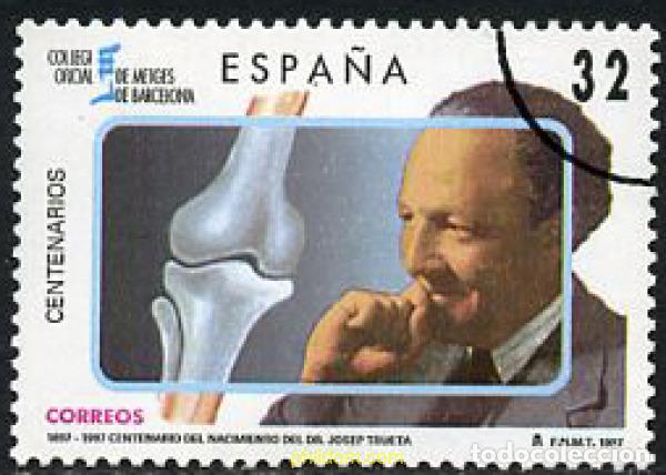 Timbres: 7220 MNH ESPA&Ntilde;A 1997 CENTENARIO DEL NACIMIENTO DE JOSEP TRUETA