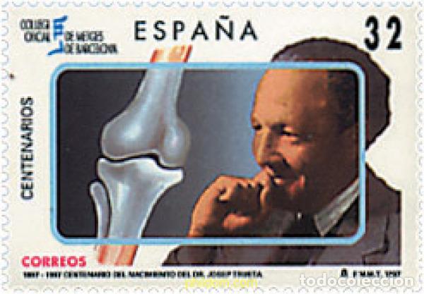 Timbres: 83244 MNH ESPA&Ntilde;A 1997 CENTENARIO DEL NACIMIENTO DE JOSEP TRUETA