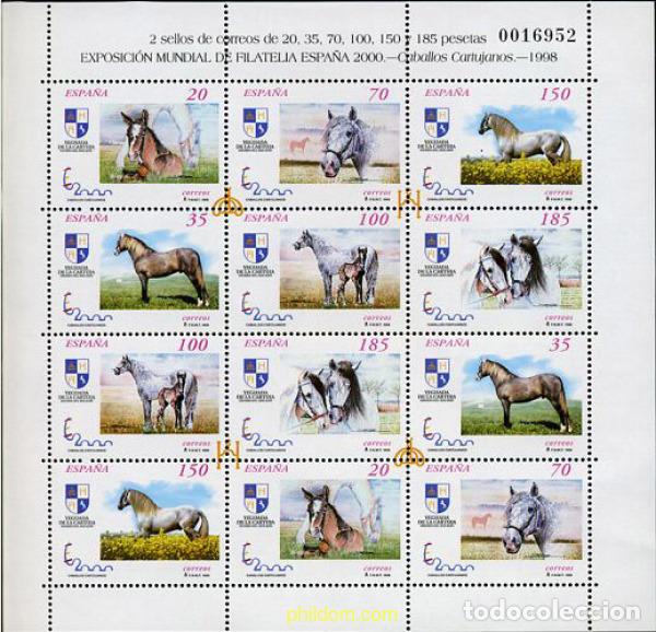 Sellos: 83212 MNH ESPA&Ntilde;A 1998 ESPA&Ntilde;A 2000. EXPOSICION FILATELICA INTERNACIONAL