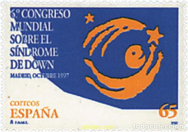 Timbres: 83264 MNH ESPA&Ntilde;A 1997 6 CONGRESO MUNDIAL SOBRE EN SINDROME DE DOWN