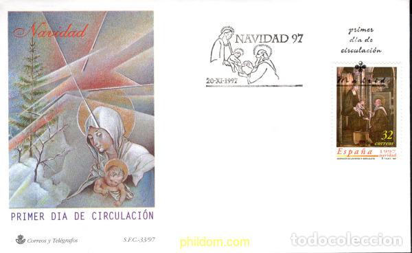 Timbres: 419329 MNH ESPA&Ntilde;A 1997 NAVIDAD