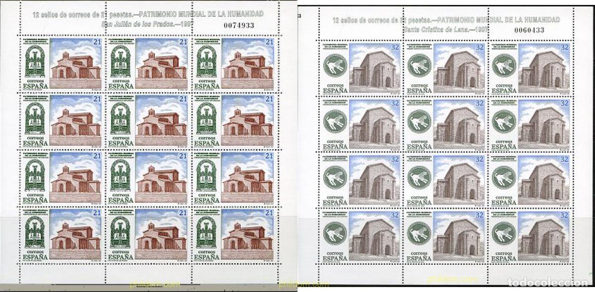 Sellos: 12253 MNH ESPA&Ntilde;A 1997 PATRIMONIO MUNDIAL DE LA HUMANIDAD