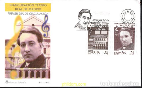Sellos: 419325 MNH ESPA&Ntilde;A 1997 REAPERTURA DEL TEATRO REAL DE MADRID