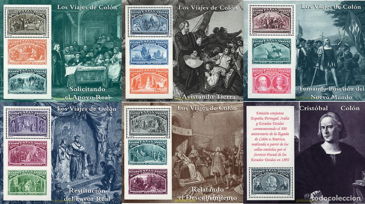 Sellos: 85886 MNH ESPA&Ntilde;A 1992 500 ANIVERSARIO DEL DESCUBRIMIENTO DE AMERICA
