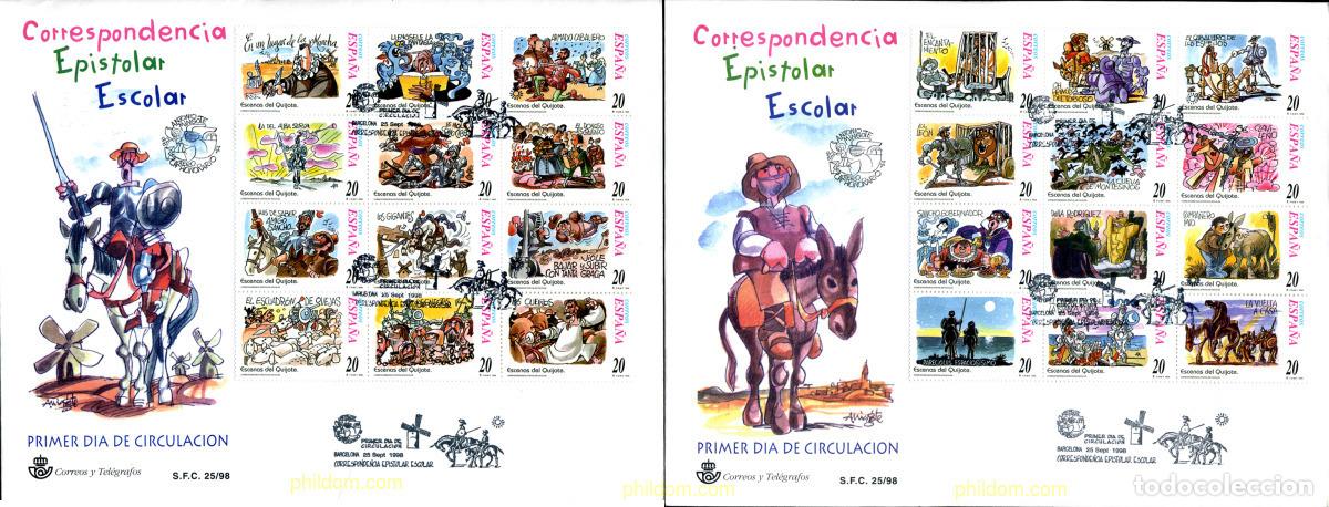 Sellos: 244556 MNH ESPA&Ntilde;A 1998 CORRESPONDENCIA EPISTOLAR ESCOLAR