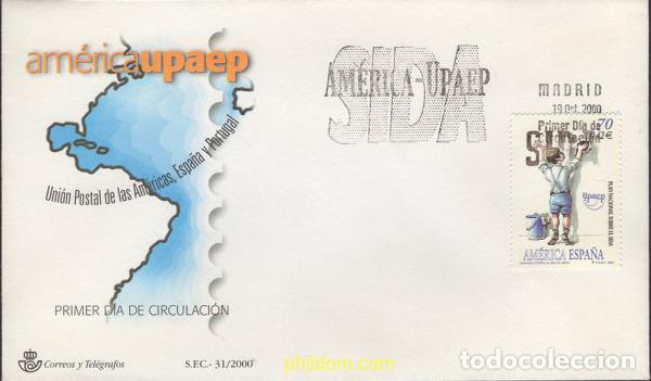 Sellos: 419659 MNH ESPA&Ntilde;A 2000 AMERICA-UPAEP 2000 - CAMPA&Ntilde;A CONTRA EL SIDA