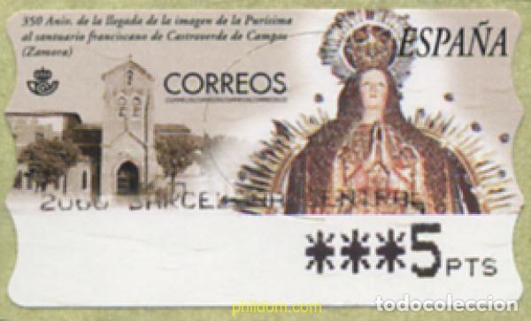 Sellos: 251712 MNH ESPA&Ntilde;A 2000 350 ANIVERSARIO DE LA LLEGADA DE LA IMAGEN DE LA PURISIMA CONCEPCION AL SAN