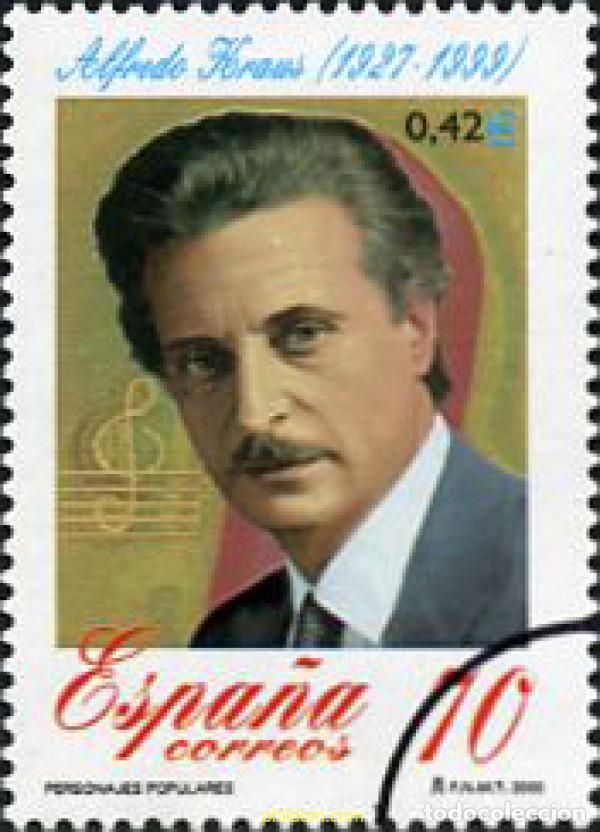 Sellos: 208358 MNH ESPA&Ntilde;A 2000 ALFREDO KRAUS