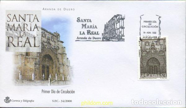 Sellos: 250437 MNH ESPA&Ntilde;A 2000 SANTA MARIA LA REAL