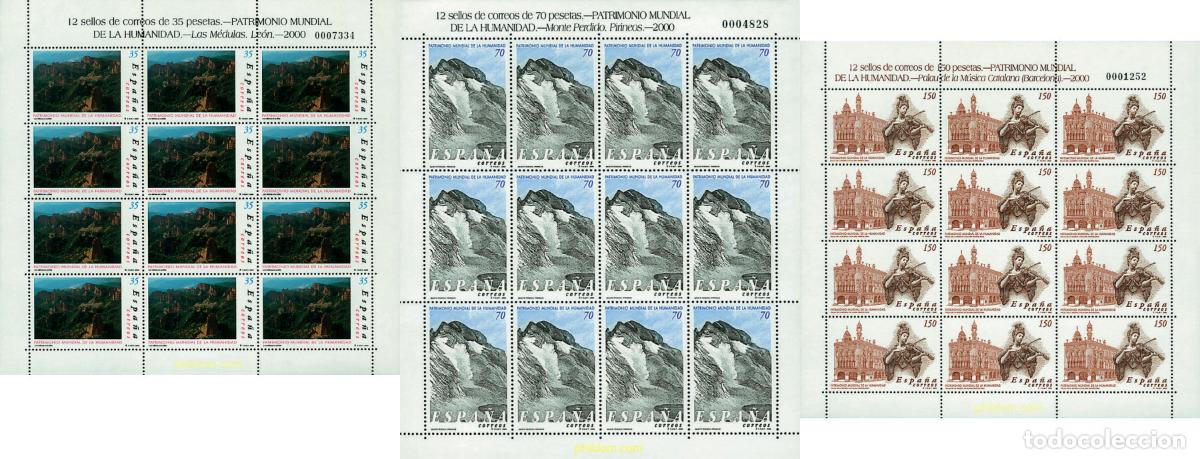 Sellos: 12277 MNH ESPA&Ntilde;A 2000 PATRIMONIO MUNDIAL DE LA HUMANIDAD
