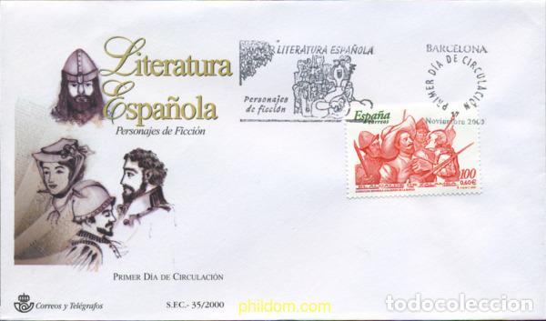 Sellos: 250438 MNH ESPA&Ntilde;A 2000 LITERATURA ESPA&Ntilde;OLA