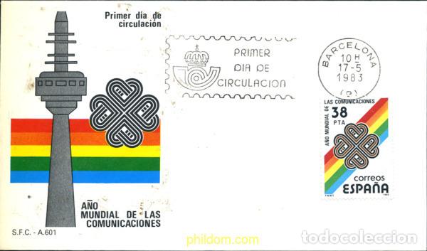 Sellos: 282000 MNH ESPA&Ntilde;A 1983 A&Ntilde;O MUNDIAL DE LAS COMUNICACIONES