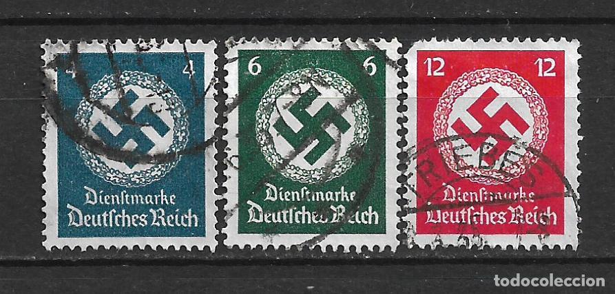 Sellos: alemania reich marcas 1934/38 michel 133+135+138 usado - 34/19