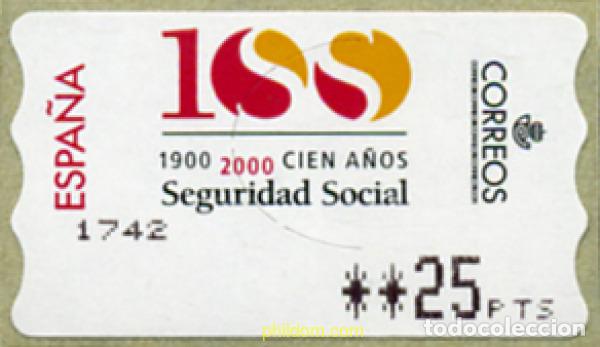 Sellos: 249912 MNH ESPA&Ntilde;A 2000 CIEN A&Ntilde;OS DE SEGURIDAD SOCIAL