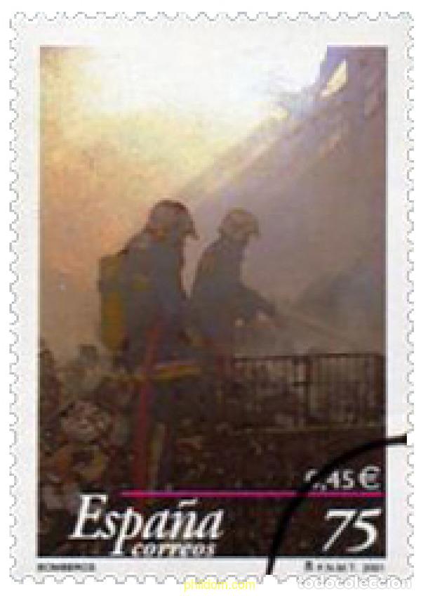 Sellos: 208351 MNH ESPA&Ntilde;A 2001 CUERPO DE BOMBEROS