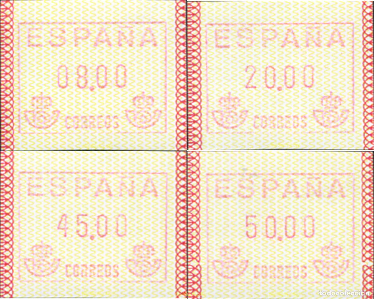 Stamps: 118531 MNH ESPA&Ntilde;A 1989 SELLOS DE DISTRIBUCION AUTOMATICA