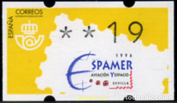 Timbres: 117813 MNH ESPA&Ntilde;A 1996 ESPAMER 96. EXPOSICION FILATELICA INTERNACIONAL