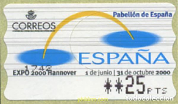 Sellos: 251670 MNH ESPA&Ntilde;A 2000 EXPO 2000. EXPOSICION UNIVERSAL EN HANNOVER