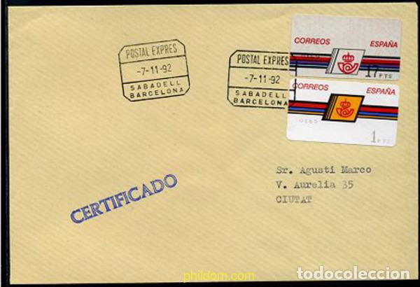 Sellos: 208737 MNH ESPA&Ntilde;A 1992 EMBLEMA DE CORREOS