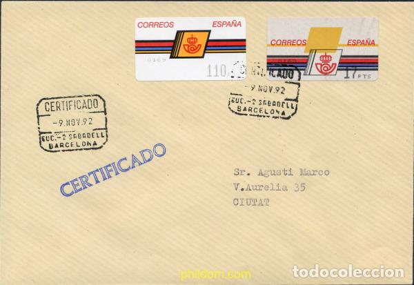 Sellos: 230499 MNH ESPA&Ntilde;A 1992 EMBLEMA DE CORREOS