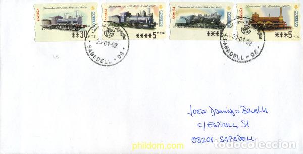 Sellos: 273462 MNH ESPA&Ntilde;A 2001 LOCOMOTORA DE VAPOR