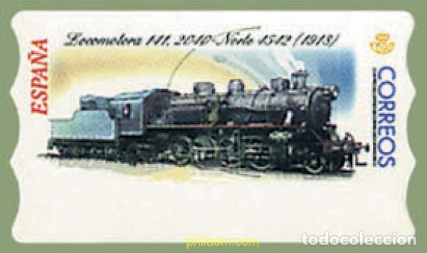 Sellos: 273465 MNH ESPA&Ntilde;A 2001 LOCOMOTORA DE VAPOR