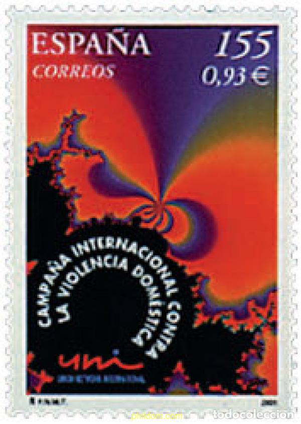 Francobolli: 82936 MNH ESPA&Ntilde;A 2001 CAMPA&Ntilde;A INTERNACIONAL CONTRA LA VIOLENCIA DOMESTICA