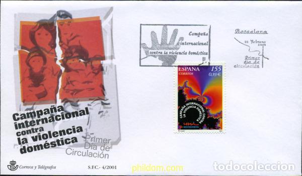 Francobolli: 250421 MNH ESPA&Ntilde;A 2001 CAMPA&Ntilde;A INTERNACIONAL CONTRA LA VIOLENCIA DOMESTICA