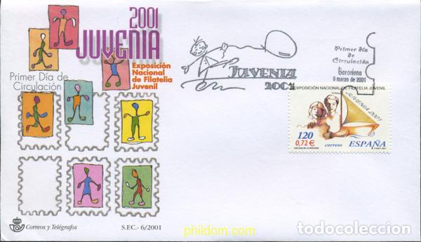 Briefmarken: 250423 MNH ESPA&Ntilde;A 2001 JUVENIA 2001. EXPOSICION NACIONAL DE FILATELIA JUVENIL
