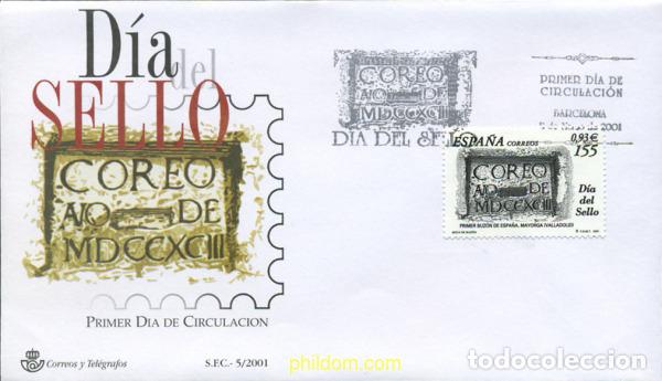 Briefmarken: 250422 MNH ESPA&Ntilde;A 2001 DIA DEL SELLO