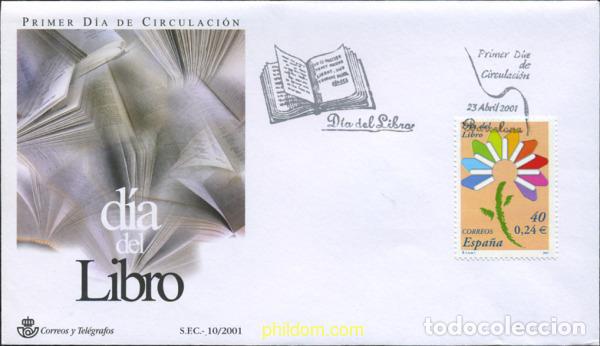 Francobolli: 250289 MNH ESPA&Ntilde;A 2001 DIA DEL LIBRO
