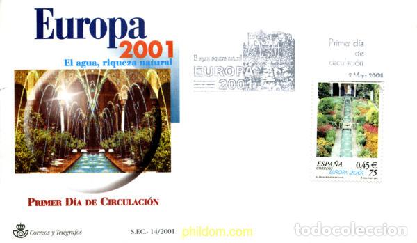 Francobolli: 23322 MNH ESPA&Ntilde;A 2001 EUROPA CEPT. EL AGUA, RIQUEZA NATURAL