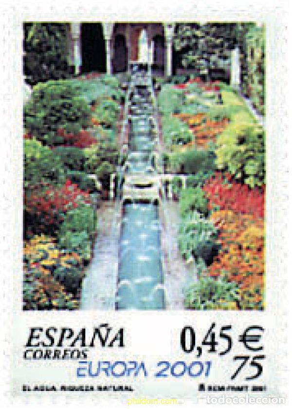 Francobolli: 82944 MNH ESPA&Ntilde;A 2001 EUROPA CEPT. EL AGUA, RIQUEZA NATURAL