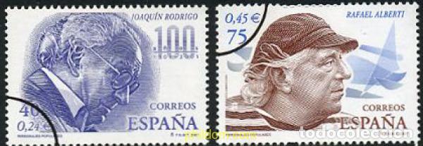 Francobolli: 208343 MNH ESPA&Ntilde;A 2001 PERSONAJES POPULARES