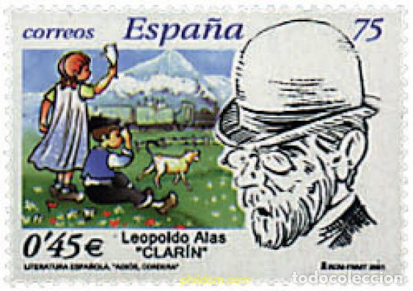 Sellos: 83076 MNH ESPA&Ntilde;A 2001 LITERATURA ESPA&Ntilde;OLA