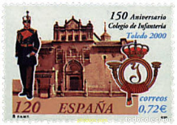 Sellos: 82935 MNH ESPA&Ntilde;A 2001 150 ANIVERSARIO DEL COLEGIO DE INFANTERIA DE TOLEDO
