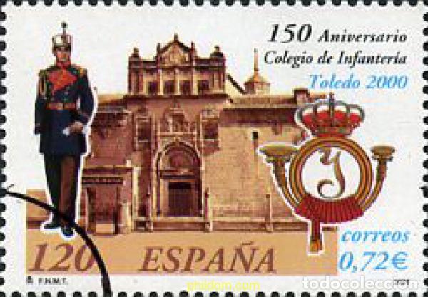 Sellos: 208350 MNH ESPA&Ntilde;A 2001 150 ANIVERSARIO DEL COLEGIO DE INFANTERIA DE TOLEDO