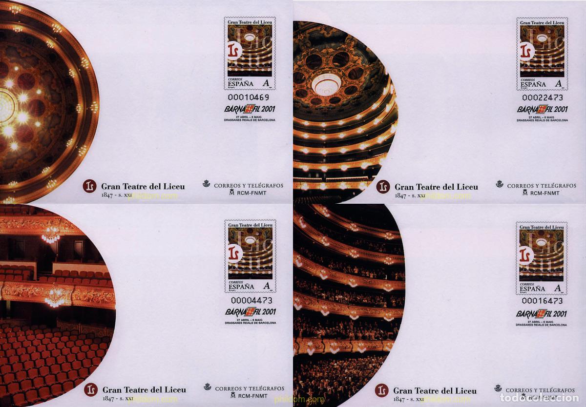 Sellos: 323523 MNH ESPA&Ntilde;A 2001 GRAN TEATRE DEL LICEU