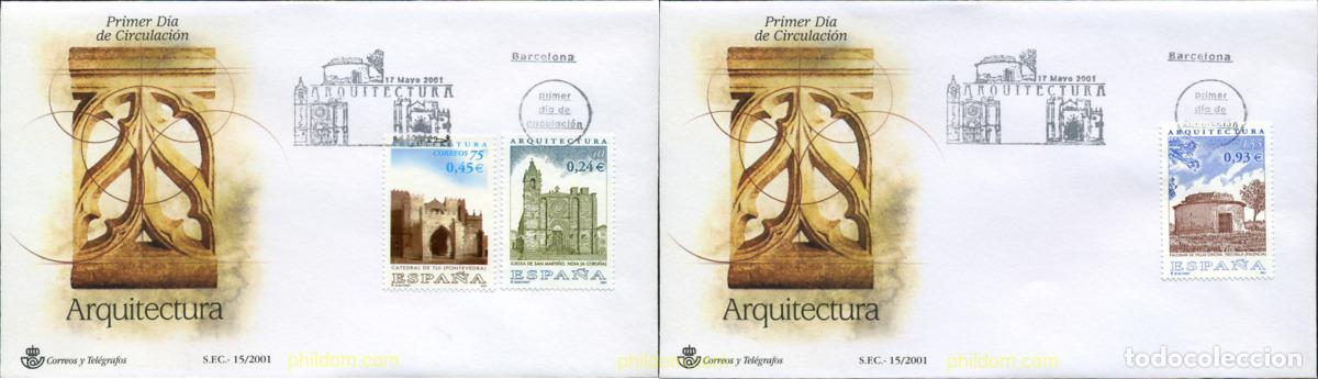 Sellos: 250284 MNH ESPA&Ntilde;A 2001 ARQUITECTURA