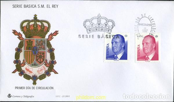 Sellos: 250321 MNH ESPA&Ntilde;A 2001 JUAN CARLOS I