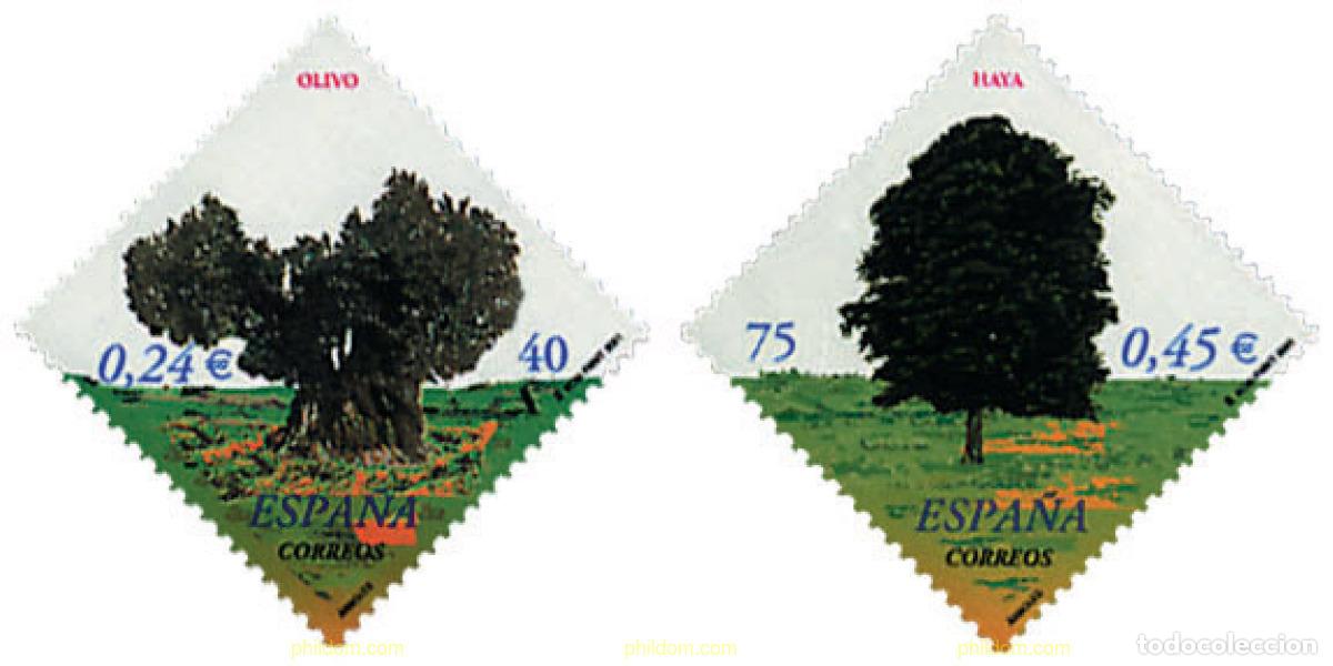 Sellos: 83077 MNH ESPA&Ntilde;A 2001 ARBOLES