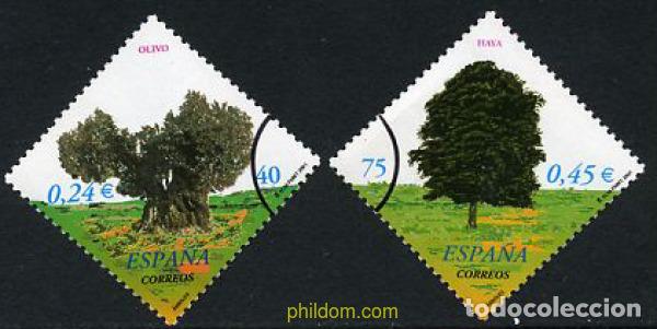 Sellos: 208330 MNH ESPA&Ntilde;A 2001 ARBOLES