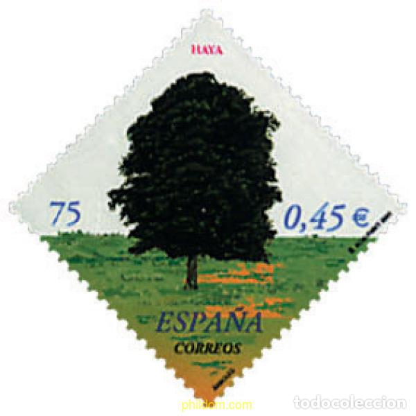 Sellos: 249663 MNH ESPA&Ntilde;A 2001 ARBOLES