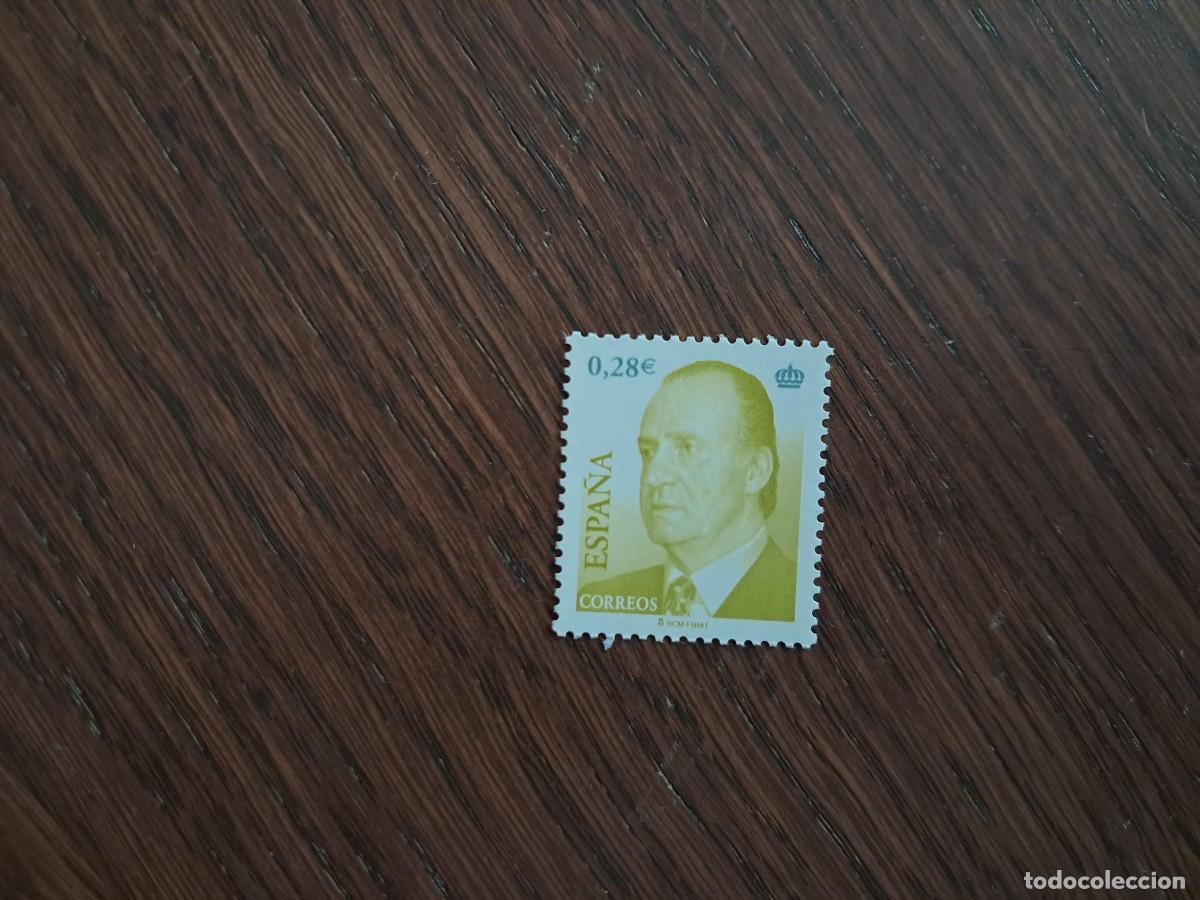 Sellos: Sello Nuevo. Serie B&aacute;sica Rey Juan Carlos . Sello de 0.28 Euros. 14 Enero de 2005. EDIFIL 4142.