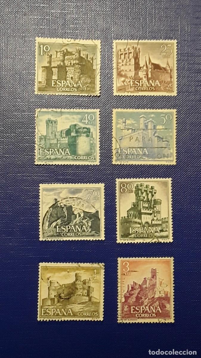 Sellos: Espa&ntilde;a 1966, Castillos de Espa&ntilde;a Edifil 1738 / 1745 serie completa