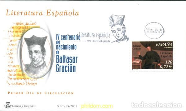 Sellos: 244654 MNH ESPA&Ntilde;A 2001 LITERATURA ESPA&Ntilde;OLA