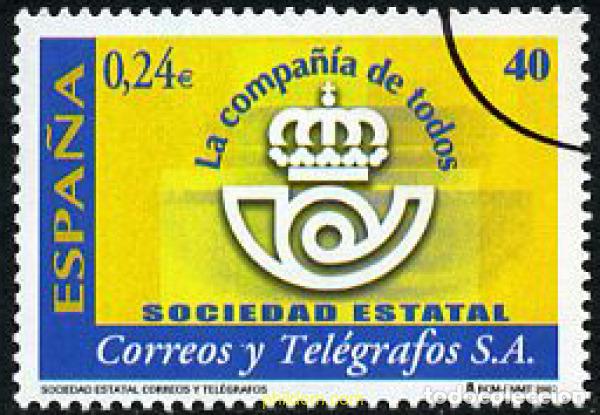 Sellos: 208316 MNH ESPA&Ntilde;A 2001 SOCIEDAD ESTATAL CORREOS Y TELEGRAFOS S.A.