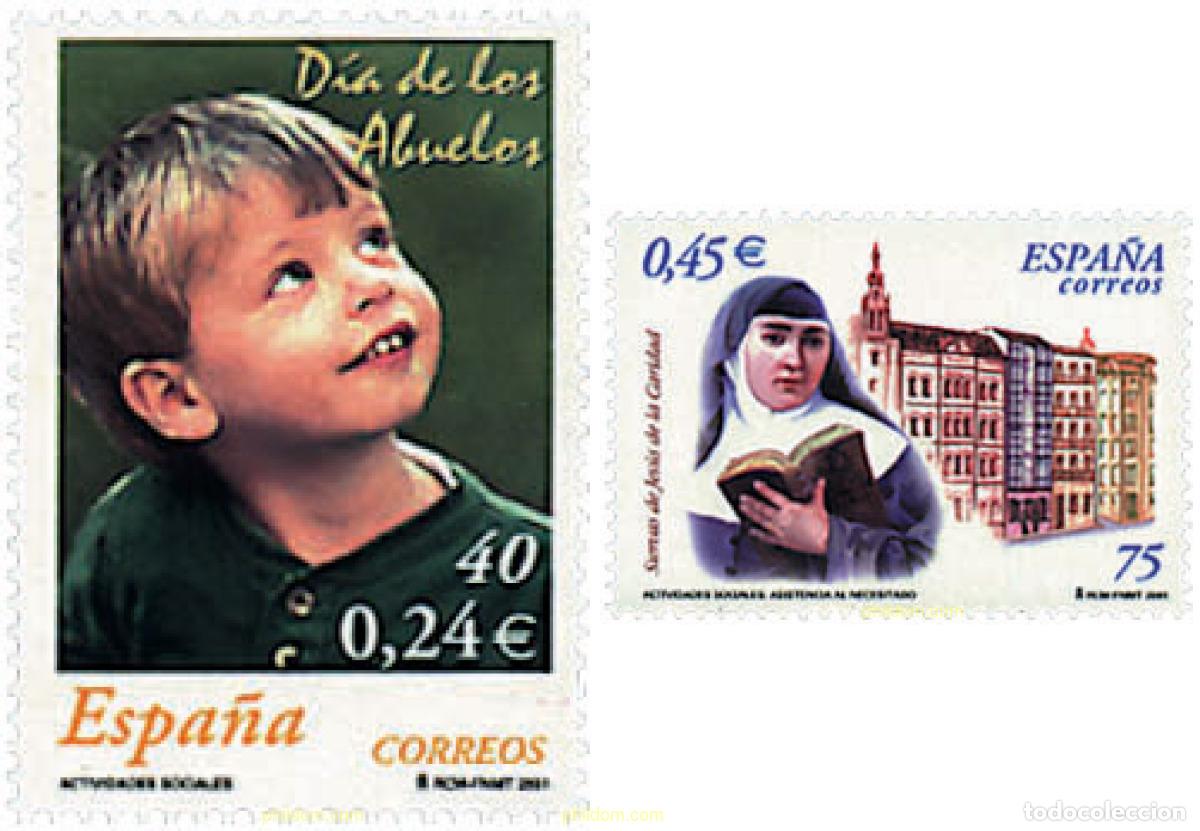 Sellos: 83082 MNH ESPA&Ntilde;A 2001 ACTIVIDADES SOCIALES